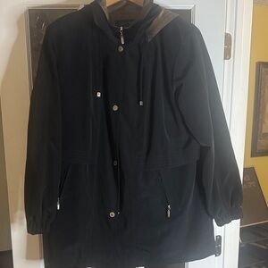 Classic Black Raincoat for Men